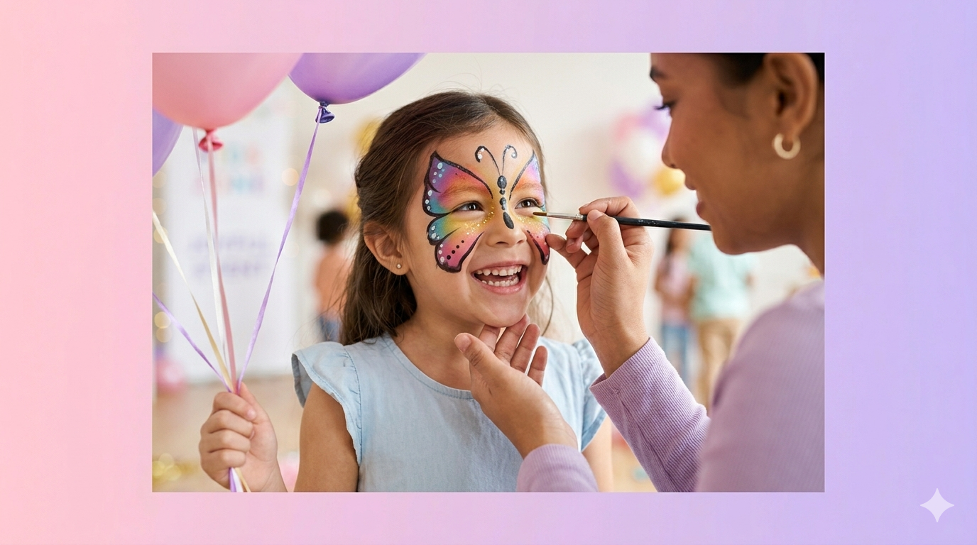 Como escolher pintura facial
