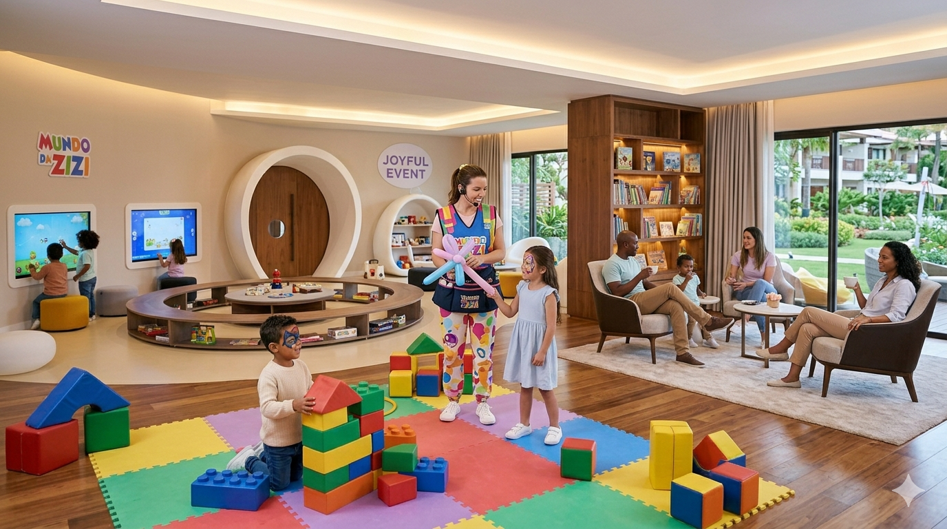 Hotéis e animação